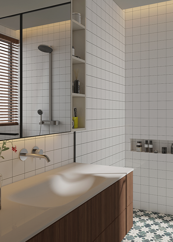 Gyors telepítés, A osztályú tűzálló Minecore Easytile kalcium-szilikát falpanel